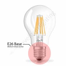 The part of the lamp or light bulb that connects into the light fitting is generally known either as the cap or base. What Is An E26 Bulb And What Does It Look Like Waveform Lighting