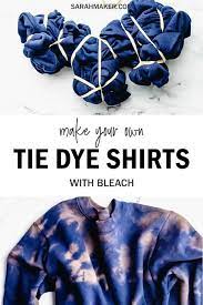 As for bleach, i used straight clorox out of the bottle. How To Bleach Tie Dye A Sweatshirt Easy Diy Sarah Maker