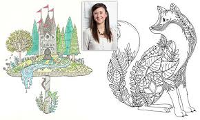 An inky quest and colouring book. Johanna Basford Sells Million Copies Of Secret Garden Colouring In Book For Adults Daily Mail Online