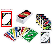 Game play starts with each player writing up to 8 customizable rules using the erasable cards and pens provided. Uno Replacement Deck Includes Bonus Customizable Wild Cards Walmart Com Walmart Com