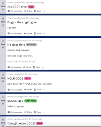 Dogecoin is a cryptocurrency, a form of digital the coin that was once worth a fraction of a dollar less than a year ago has rallied multiple folds in value amid a buying frenzy fueled by social platforms like reddit and. Arjun Kharpal On Twitter Dogecoin A Cryptocurrency Originally Started As A Joke Is Up 72 Reddit Is At It Again Here Are Some Screenshots From A Reddit Board Called Satoshistreetbets Satoshi