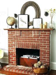 92 Brick Fireplace Mantel Decor Red Brick Fireplaces Fireplace Design Fireplace Mantel Decor