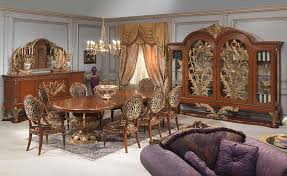 Bedroom, living rooms, dining room, sofa beds, kids childrens rooms, wall units, entertainment centers, sectionals, sofas Dining Room Louis Xvi Versailles Vimercati Classic Furniture