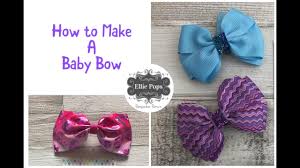 Baby hair bows, small bows, infant bows hearts made with velcro® brand fasteners. How To Make A Baby Bow With Velcro Youtube