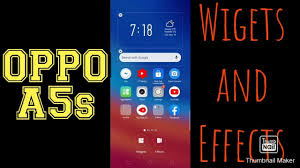 Oppo A5s Widgets And Effects Oppo A5s Tips Tricks Widget Trick Tutorial
