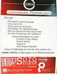 Lowongan Kerja Loker Terbaru Di Kulon Progo Atmago