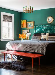 She really helped me a ton with my organization. 12 Times Complementary Colors Looked Totally Badass Together Green Bedroom Design Bedroom Interior Emerald Green Bedrooms