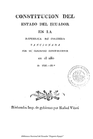 Es un órgano autónomo e independiente de los demás órganos del poder público con jurisdicción a nivel nacional. Repositorio Digital Flacso Ecuador Constitucion Del Estado De Ecuador En La Republica De Colombia Por Su Congreso Constituyente En El Ano De 1830