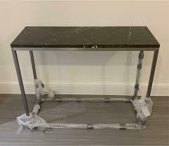 Round, oval and rectangle dining tables and chairs in plan. Dwell Marble Grey Console Table Brand New In Kidlington Oxfordshire Gumtree