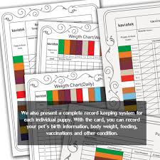 Details About Adjustable Whelping Collars Double Sided Soft Puppy Id With Record Keeping Chart