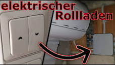 ⚡ elektrischer Rollladen - Rohrmotor anschließen - Rollladenmotor ...