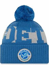 Vintage detroit lions reebok team apparel nfl team logo football cap strapback. Detroit Lions New Era Knit Hat