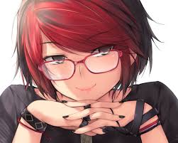 Beautiful woman studio shot of young beautiful woman on dark background. Ashley Kopianget Black Hair Close Cropped Glasses Gray Eyes Kopianget Original Red Hair Short Hair Wristwear Wallpaper 2448x1958 831154 Wallpaperup