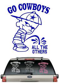 Buy 2 Get 1 Free Cowboys Pee On Car Decal Various Size Color Window Flag Dallascowboys
