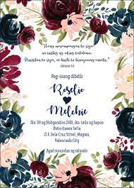 Wedding Invitation Filipiniana Wedding Filipiniana Wedding Theme Wedding Invitation Content