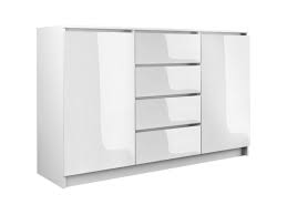 #5 armoire, l'intemporel meuble de rangement. Parme 140 Commode Spacieuse Moderne 97x140x40 Cm 2 Portes 4 Tiroirs Meuble Rangement Chambre Salon Chambre D Enfant Blanc Vente De Hucoco Conforama