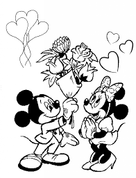 Make a fun coloring book out of family photos wi. Mickey Para Colorir Jogos De Pintar Do Mickey Minnie Mouse Valentines Coloring Pages Valentine Coloring Pages