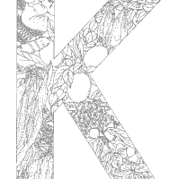 The best selection of royalty free adult coloring alphabet vector art, graphics and stock illustrations. Plant Alphabet Letter K Coloring Pages Surfnetkids