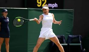 The retired tennis player gave birth on june 11 and three days later took to social media to announce the news. Simona Halep Comes Out On Top In All Romanian Wimbledon Battle Against Mihaela Buzarnescu Tennis Sport Express Co Uk