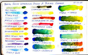 daniel smith watercolor sticks color chart best picture of