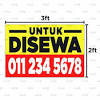 Pemilik rumah sewa mengiklan rumah sewa mereka. 1