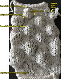 This is a video explaining the k5b stitch, also called the knit 5 below stitch or bubble stitch. Camino Bubbles Hand Knit Alessandrina Com