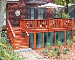 Pictures of decks with lattice. Square Lattice Natick Suburban Boston Decks And Porches Blog