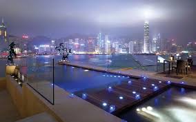Presidential Suite At The Intercontinental Hong Kong Hotel Swimming Pool Hong Kong Hotels Swimming Pool Lights