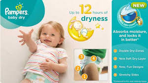 Pampers Baby Dry Nappies Size 4 Total 132 Nappies