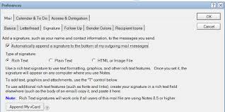 In this article we have discussed the importance of signature in ibm notes and procedure to create signature and various settings related to it. Learn How To How To Add Digital Signature In Lotus Notes