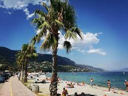 Ipsos is arguably one of the most developed areas in corfu located 15 km from the main town. Ipsos Meses Partja Corfu Ipsos Korfu Palmafa Tengerpart Corfu Wonderful Places Outdoor