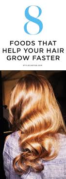 Nothing you put on your hair will make it grow faster, period. 8 Foods That Will Make Your Hair Grow Faster Stylecaster