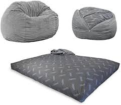 Amazon Com Cordaroy S Chenille Bean Bag Chair Convertible Chair Folds From Bean Bag To Bed As Seen On Bean Bag Bed Big Bean Bag Chairs Giant Bean Bag Chair