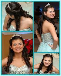 Sweet Sixteen Formal Hairstyle With A Tiara Sweet 16 Hairstyles Formal Hairstyles All Hairstyles