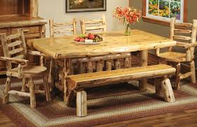 Cottage Cedar Log Dining Table In 2020 Dining Table Dining Table Price Dining