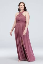 Crisscross High Neck Mesh Bridesmaid Dress David S Bridal High Neck Bridesmaid Dresses Bridesmaid Dress Styles Mesh Bridesmaids Dress