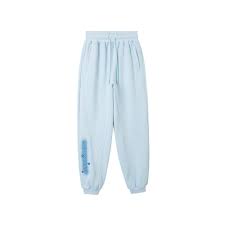 Herlian Blue Bee Logo Sweatpants Mada In China
