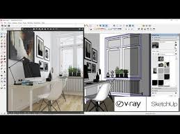 Sketchup For Vray 3 Tutorial Render Interior Part 7 Visual Studio Youtube Interior Design Renderings Interior Rendering Interior Design Portfolios