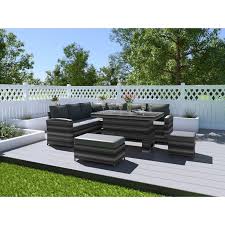 All the furniture shops you see across delhi get their stock from these small shops only, and later sell them at an enormous premium. 9 Seater Piece Fiji Rising Table Rattan Corner Sofa Dining Set For Garden Patios Conservatories And Terraces