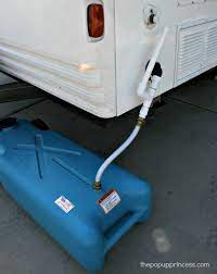 Our Gray Water System The Pop Up Princess Camping Shower Remodeled Campers Pop Up Princess