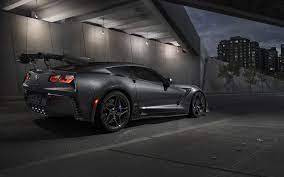 Download Wallpapers Chevrolet Corvette Zr1 2019 Rear View Luxury Black Sports Car Exterior New Black Corvette American Sports Cars Chevrolet Besthqwallpa Corvette Zr1 Chevrolet Corvette Corvette
