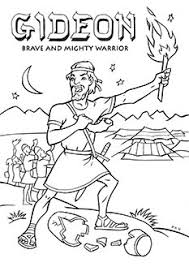 This free gideon coloring page is great to have when your teaching your children's ministry the story of gideon. Bible Story Of Gideon Coloring Pages