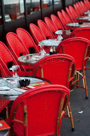 Paris Photo Red Cafe Chairs In Paris Bistro Fine Art Etsy In 2020 Cafe Chairs Paris Bistro Parisian Cafe