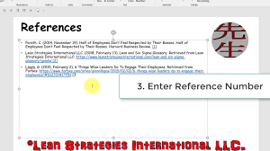 Creating References In Powerpoint Youtube