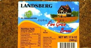 Landsberg 5 Grain Bread 500g Norwegian Food Scandinavian Food Deli Food