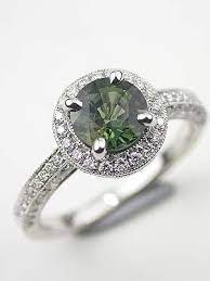 Antique Style Green Sapphire Engagement Ring Rg 3142d Green Sapphire Engagement Ring Green Sapphire Engagement Antique Wedding Rings