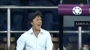 Germany coach joachim low is leaving his job in the summer after 15 years. Germany S Joachim Low Jumps Up And Down Gifrific