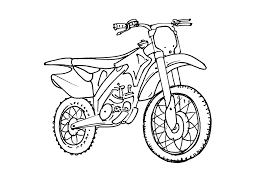 Motorcycle colouring pictures to print pusat hobi. Motocross Transportation Printable Coloring Pages