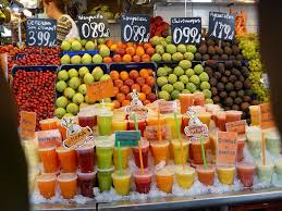 Barcelona Mercat De La Boqueria Juice Bar Design Best Fruit Juice Fruit Shop