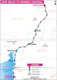 Delhi To Mumbai Train Route Map Delhi To Bombay Route Map - Delhi To Bombay Model Railroad